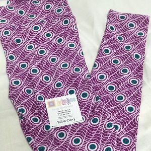 NWT LulaRoe Evil Eye Leggings Halloween Tall/Curvy
